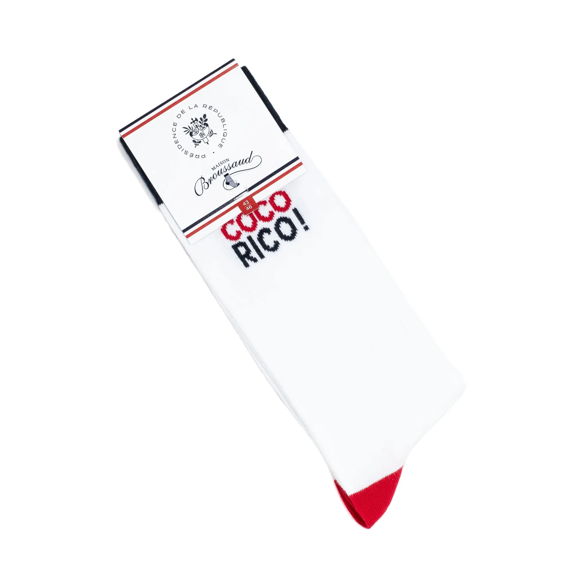 Chaussettes | Fantaisies<Maison Broussaud Les Cocorico - Elysée x BLANC