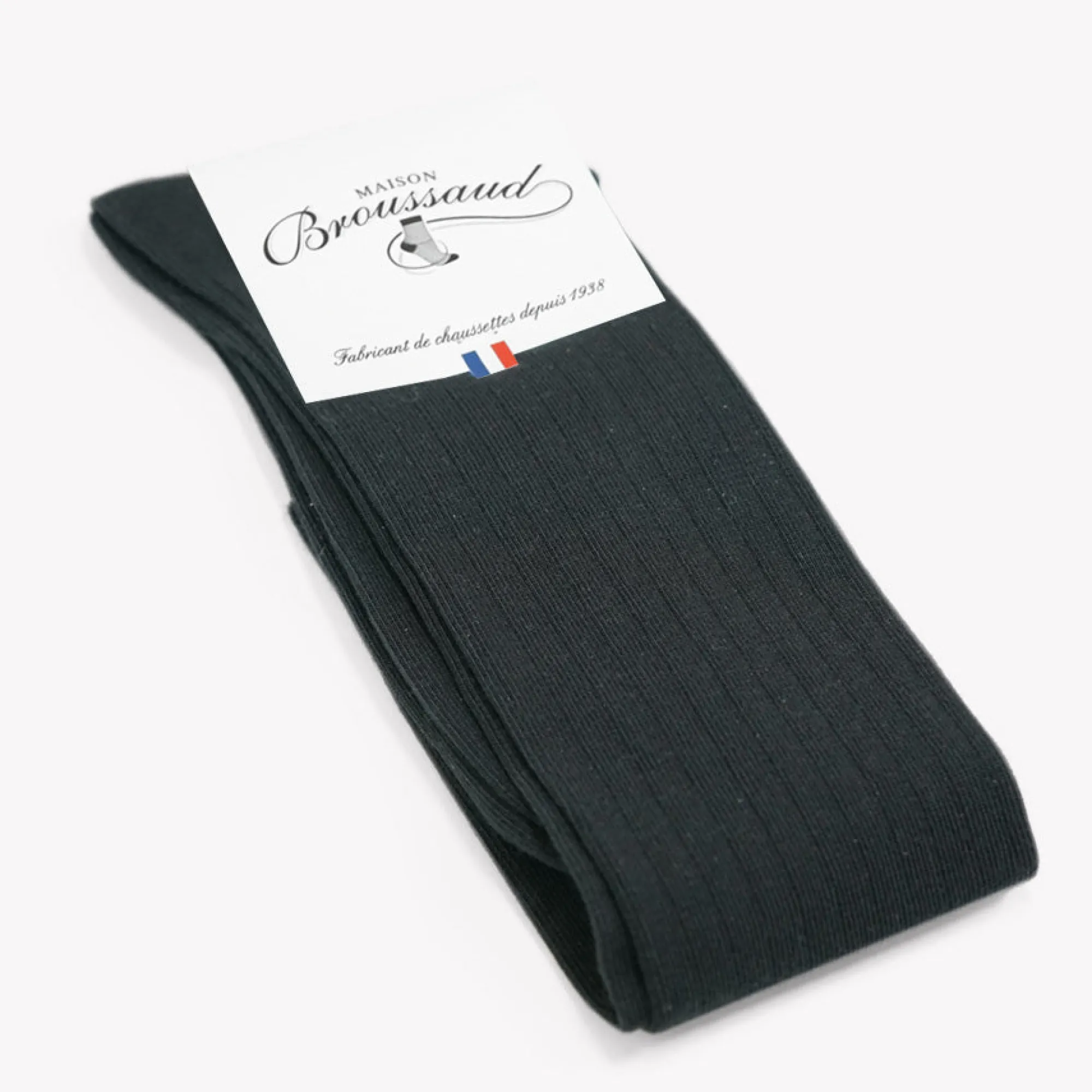 Chaussettes | Fantaisies<Maison Broussaud Les Côtelées Noir